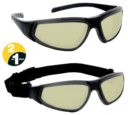 Flylux 2/1ben védőszemüveg in/out verzió - UV 400 védelem