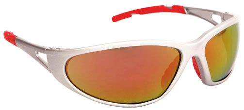 Freelux piros/tükrös védőszemüveg - UV 400 védelem