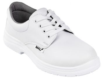 Mali fehér munkavédelmi cipő (02) orrmerevítés nélkül