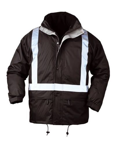 Bodyguard 4-1ben láthatósági télikabát (télikabát kiszedhető pulóverrel, átmeneti kabát és mellény)