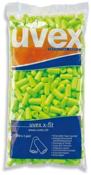 UVEX X-FIT Lime füldugó utántöltő (SNR 37DB)