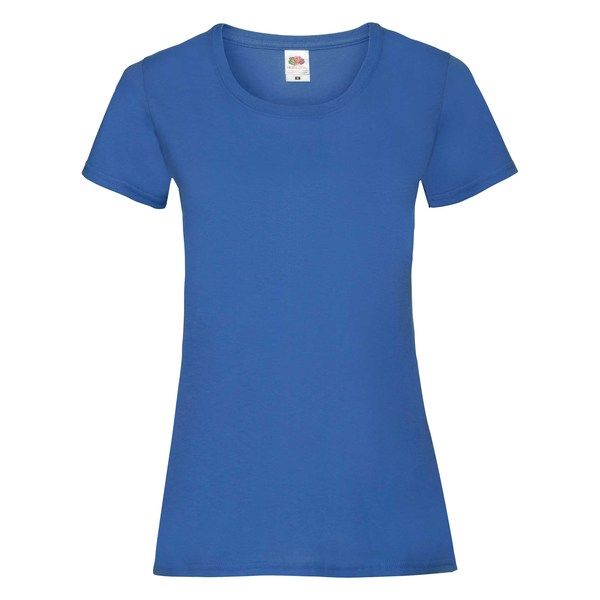 Fruit of the Loom Lady-Fit Valueweight T - 100% pamut póló royal blue - 165g/m2 vastag