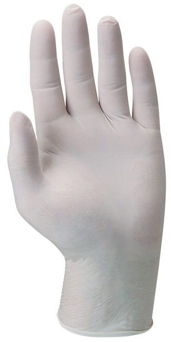 Latex kesztyű, púder nélküli - 100 db/doboz (zöld doboz)