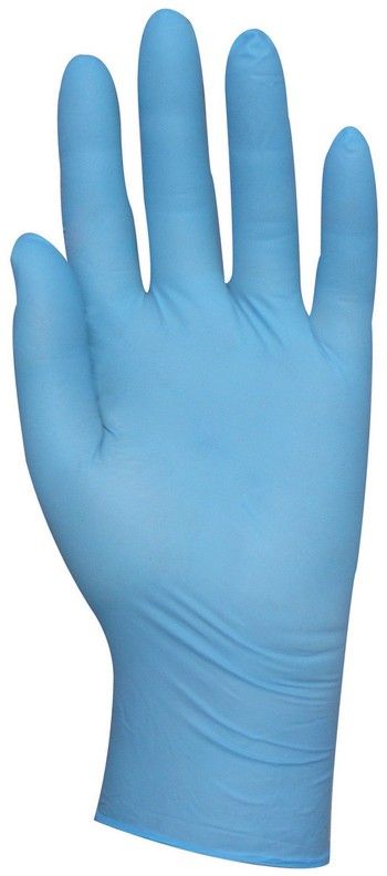 Nitril kesztyű, púder nélküli - 100 db/doboz (kék) Nitril kesztyű, púder nélküli - 100 db/doboz (kék)