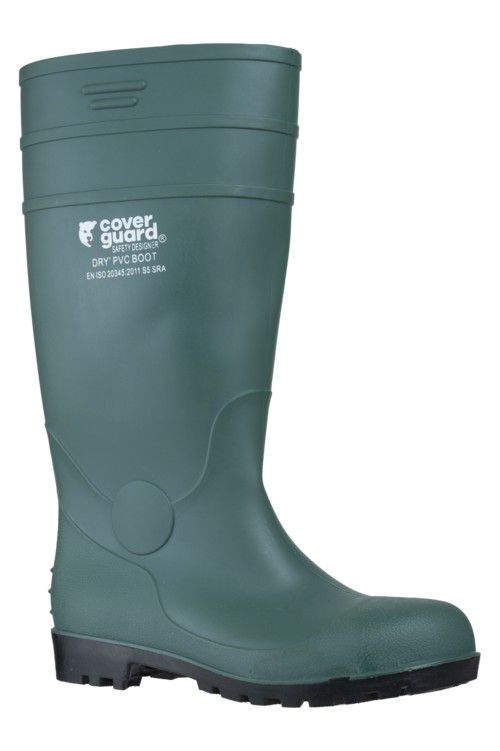 DRY’PVC S5 SRA zöld PVC védőcsizma