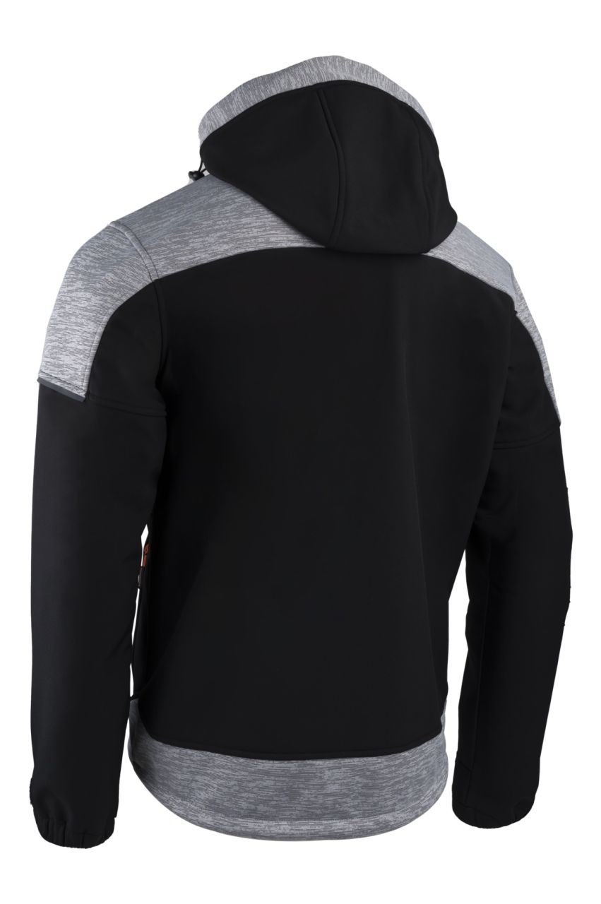 BANJO fekete-szürke/lime softshell dzseki BANJO fekete-szürke/lime softshell dzseki