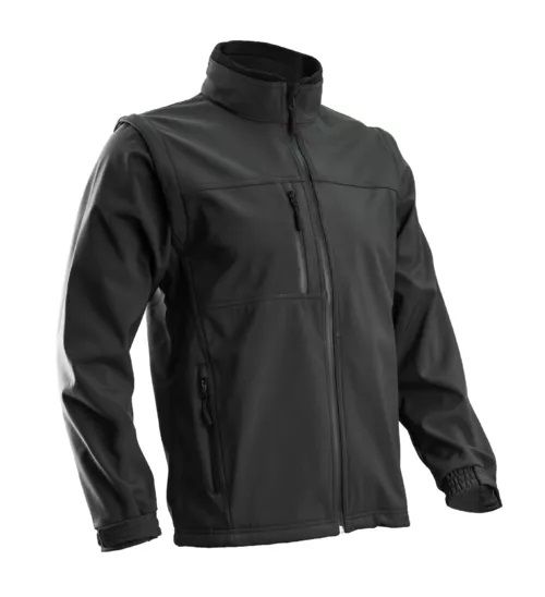 YANG 2in1 levehető ujjú FEKETE softshell dzseki YANG 2in1 levehető ujjú FEKETE softshell dzseki