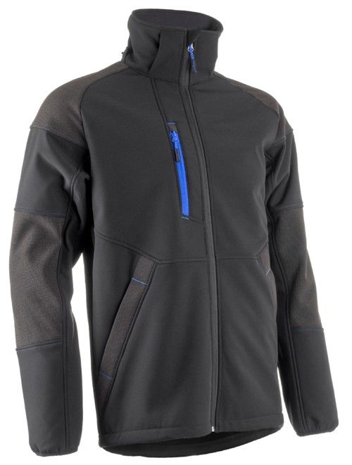 YUKI II SOFTSHELL DZSEKI fekete-kék YUKI II SOFTSHELL DZSEKI fekete-kék