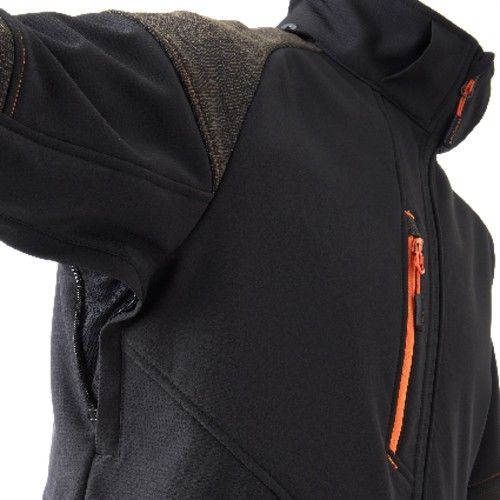 YUKI II softshell dzseki fekete-narancs YUKI II softshell dzseki fekete-narancs