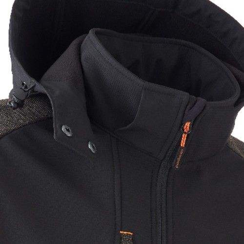 YUKI II softshell dzseki fekete-narancs YUKI II softshell dzseki fekete-narancs