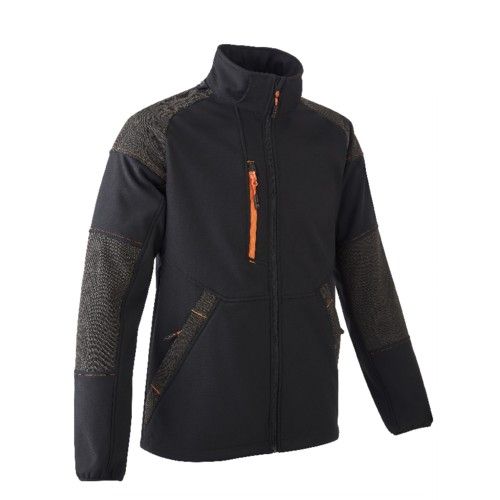 YUKI II softshell dzseki fekete-narancs YUKI II softshell dzseki fekete-narancs