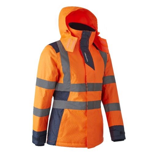 HORA FLUO narancssárga-kék női télikabát HORA FLUO narancssárga-kék női télikabát