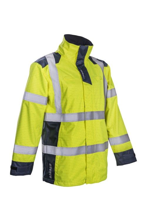 NOTT HI-VIZ sárga multirisk bélelt védőkabát NOTT HI-VIZ sárga multirisk bélelt védőkabát