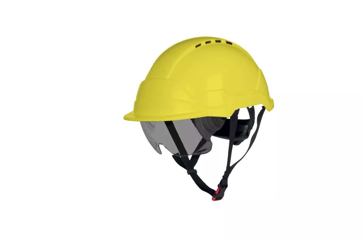 PHOENIX WIND sárga ABS védősisak, szellőző, sötét szemüveg PHOENIX WIND sárga ABS védősisak, szellőző, sötét szemüveg