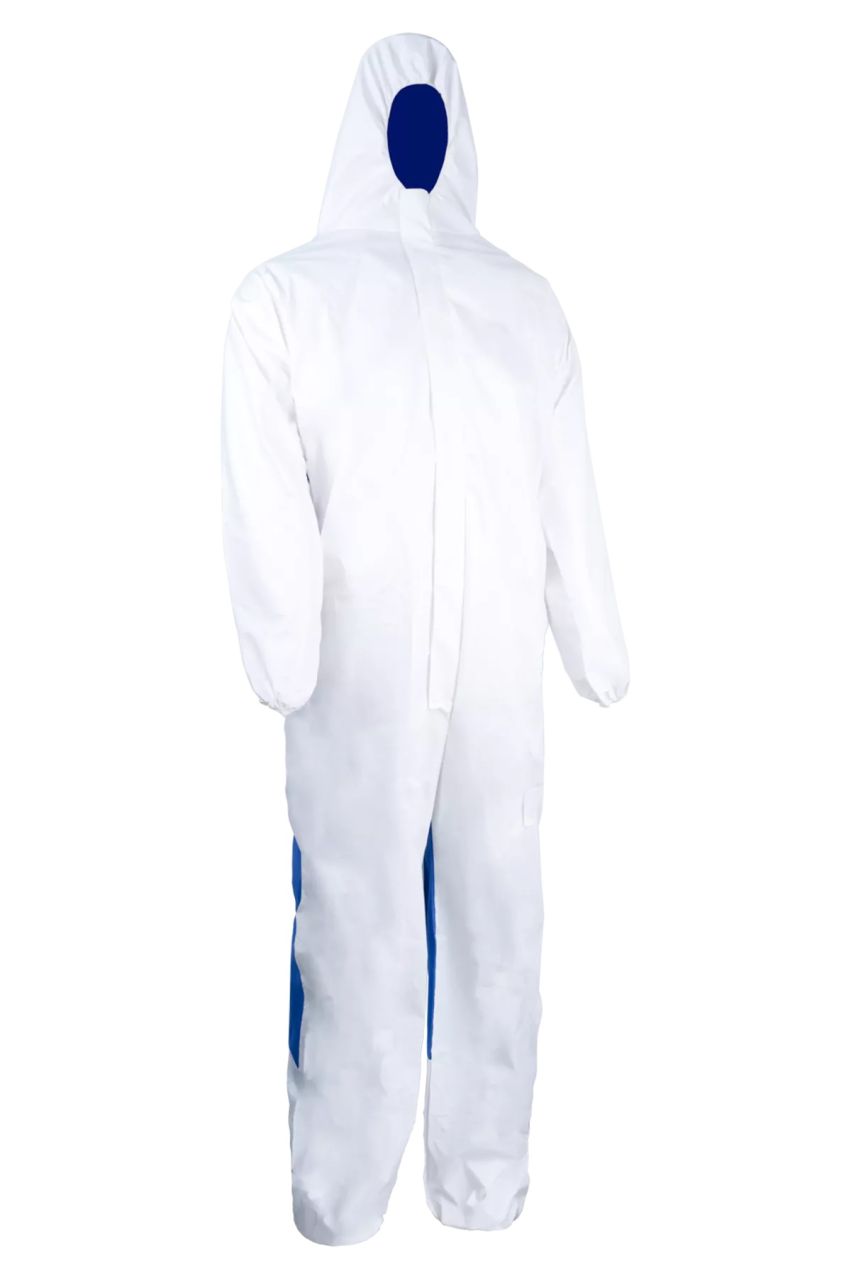 COVERPRO 5MS40 OVERALL KÉK/FEHÉR, MIKROPORÓZUS